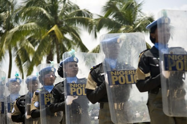 A CONTINGENT OF NIGERIA POLICE ON INTERNATIONAL DUTY