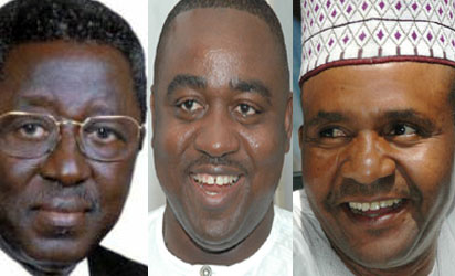 The three surviving Christian governors (although alive, Suntai is temporarily out of office after surviving a plane crash)