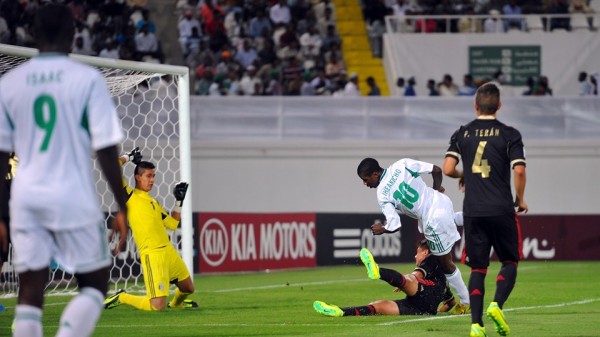 Getty Image: Iheanacho Scores His Fourth Goal in a 2013 Fifa Under-17 World Cup Group F Match Against Mexico in Al Ain.  