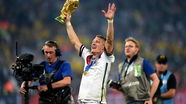 Schweinsteiger Won the 2014 FIFA World Cup With Germany. Image: Getty Image.
