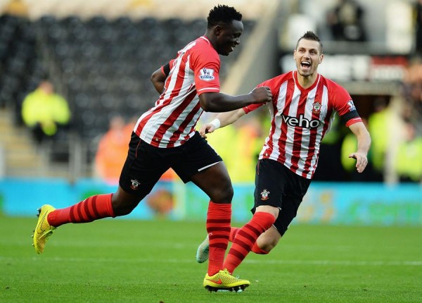 Victor Wanyama Celebrates His Third-Minute Strike Against Hull City in the 2014-15 Season. Image: Getty. 