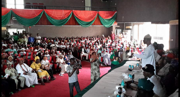 Jimi Agbaje at the Town Hall Meeting in Badagry on Saturday