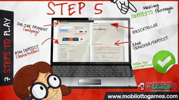 MOBILOTTO GAMES HOW TO Step 5