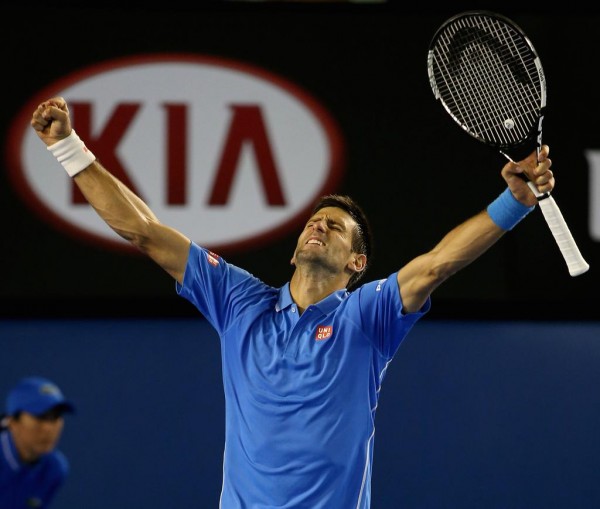 Novak Djokovic Reaches Australian Open Semis With Straight Sets Win Over Milos Raonic. Image: Tennis Australia.