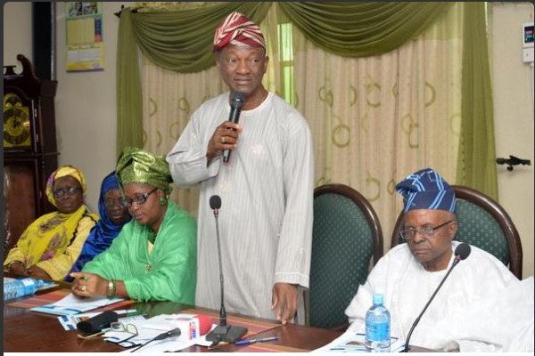 Agbaje at an interactive session with the Muslim community in Lagos