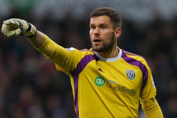 West Bromwich Albion's Ben Foster Out for Not Less Than Four Weeks With a Knee Injury. Image: Getty.