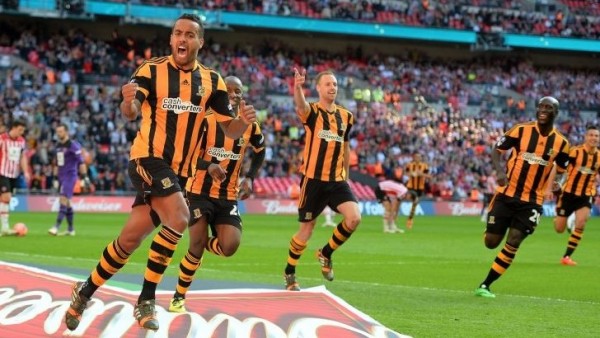 Hull City Players Celebrate Reaching the FA Cup Final Last Season. Image: Getty.