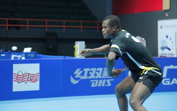 Ojo Onaolapo Beaten By Egypt's Shady Magdy in the U-21 Men's Singles Lagos Open World Tour Final. Image: NTTF.