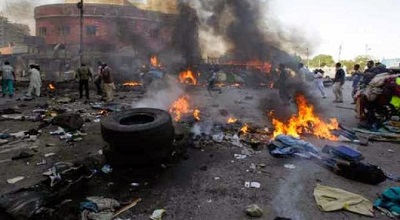 Image result for Three suicide bombers killed in Maiduguri blasts