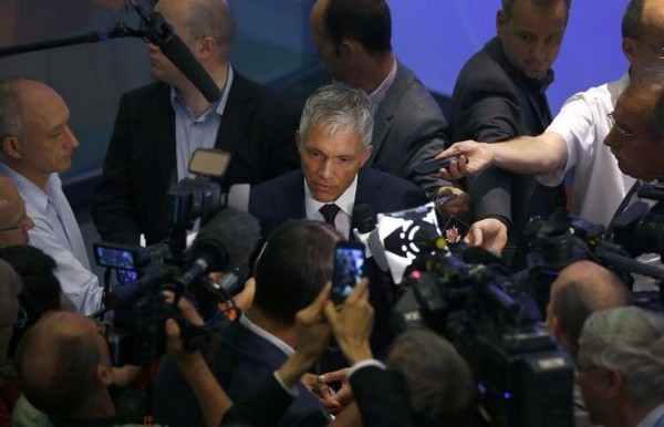 Swiss Attorney General Michael Lauber Briefs the Media Following a News Conference in Bern. Image: Ruben Speich/ Reuters.