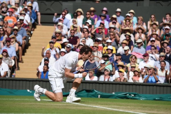 Andy Murray Advances to Wimbledon Last 8. Image: AELTC.