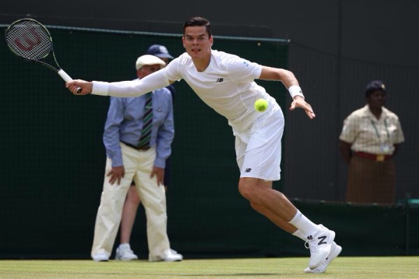 Milos Raonic Will Meet Nick Kyrgios in the Round of 32 at SW19. Image: AELTC.