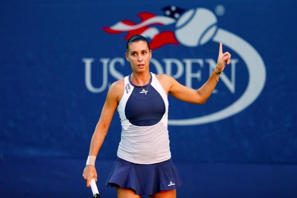 If Flavia Pennetta Reaches The Final, Success of an All-Italian Final Means Serena Would Not Achieve Calendar Slam Because the American is Meeting Another Italian Roberta Vinci. Image: USTA.