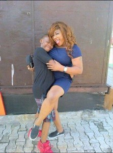 Ayo Adesanya flaunted the only man in her life on social media yesterday, He's no one else but her son.