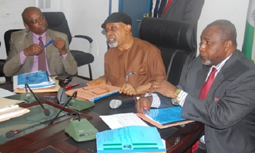 Minister of Labour and Employment-Chris Ngige-Minister of State-James Ocholi