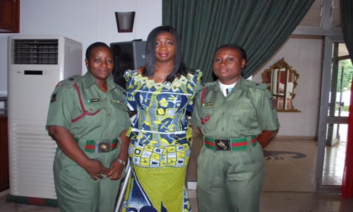 Abike Dabiri-Female soldiers