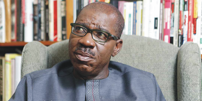 Obaseki commiserates with Anenih over wife's passing