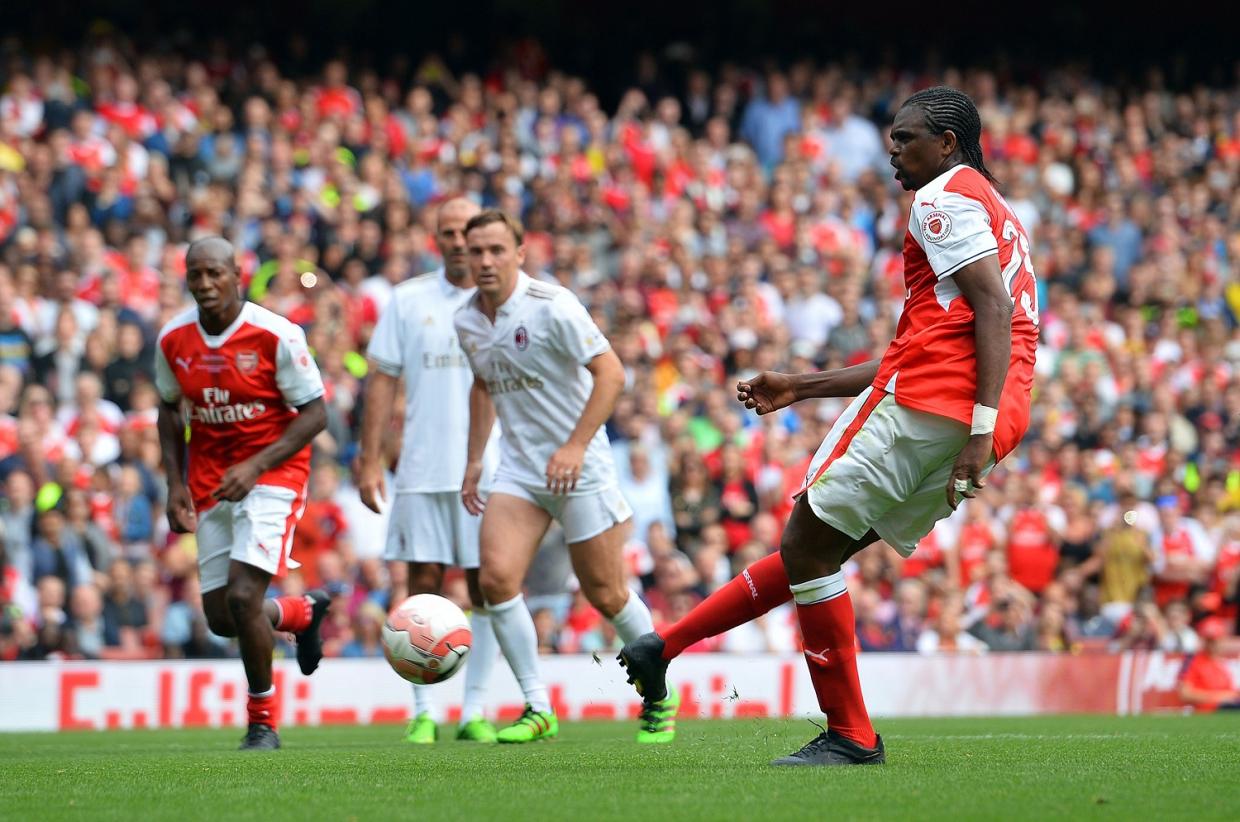 Papillo Scores Hat-Trick In Arsenal Legends Match - INFORMATION NIGERIA
