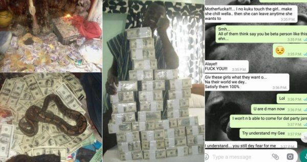 Image result for Nigerian Man Shares Chat With A Lagos Big Boy Who Is Using Ladies For Blood Money Ritual