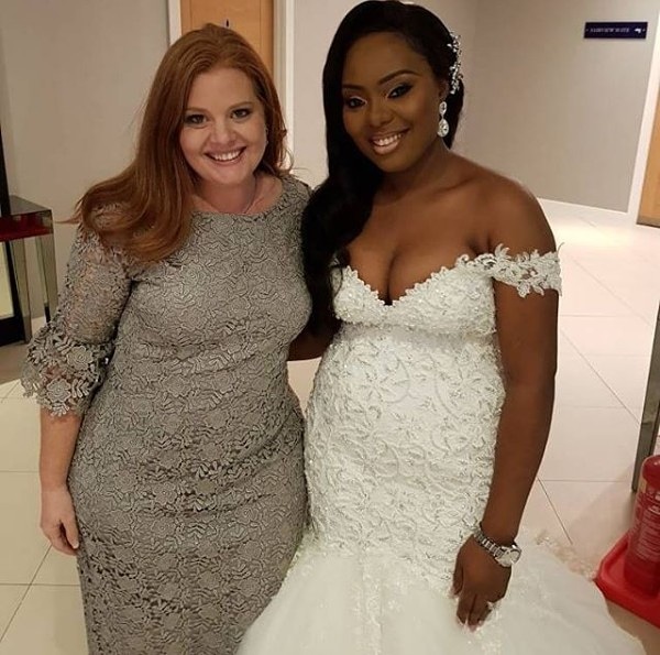 Cleavage-Baring Wedding Gown Of Nigerian Pastor's Daughter ...