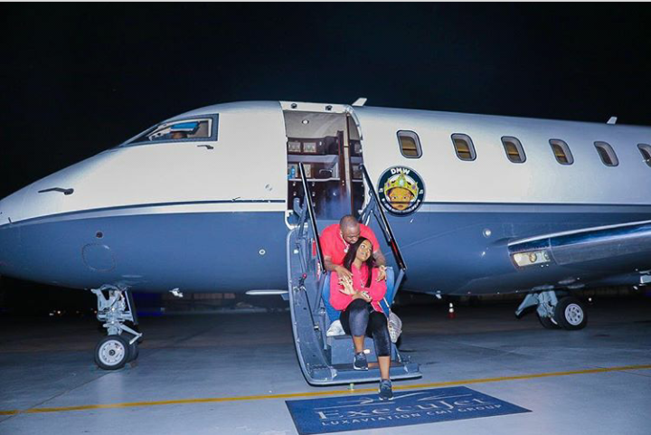 Davido Shows Off His Private Jet As He Takes First Flight With Chioma Photo Video