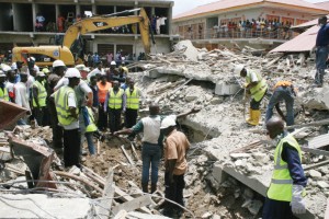 Building Under Construction Collapses in Oshodi
