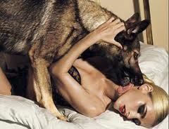 Image result for girl sleeping with dog