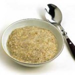 A bowl of oatmeal