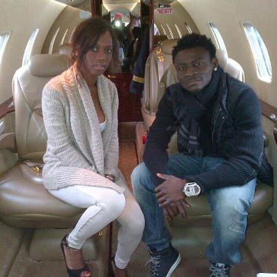 OBAFEMI MARTINS & ABIGAIL BARWUAH ON A PRIVATE JET TRIP FOR THE HOLIDAYS