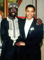 Malik and Barrack Obama