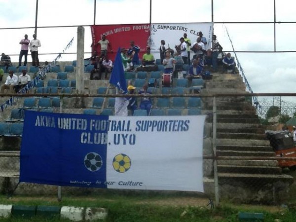Akwa United Supporters Club During a League Match. Image: LMC.