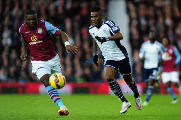 Brown Ideye on His Return to Premier League Action Against Aston Villa in December. Image: Getty.