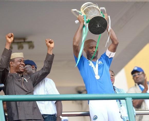 Enyimba FC Defeated Dolphins to Win the 2014 Federation Cup at the Teslim Balogun Stadium in November.