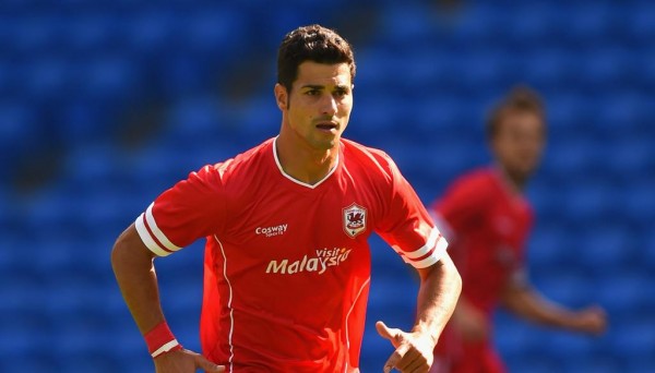 Javi Guerra joins Malaga from Cardiff City on Loan. Image: Getty.
