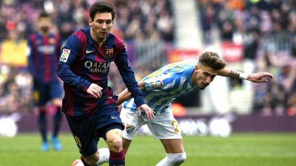 Lionel Messi Could Not Rescue Point for Barcelona in a 1-0 Home Defeat By Malaga. Image: Getty.
