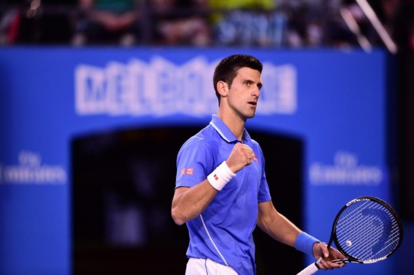 Djokovic Wins Andy Murray to Lift His Fifth Australian Open Title. Image: Getty via Tennis Australia.