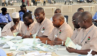 SORTING OF VOTES DURING THE NLC SPECIAL DELEGATES CONFERENCE AT THE EAGLE SQURE, ABUJA
