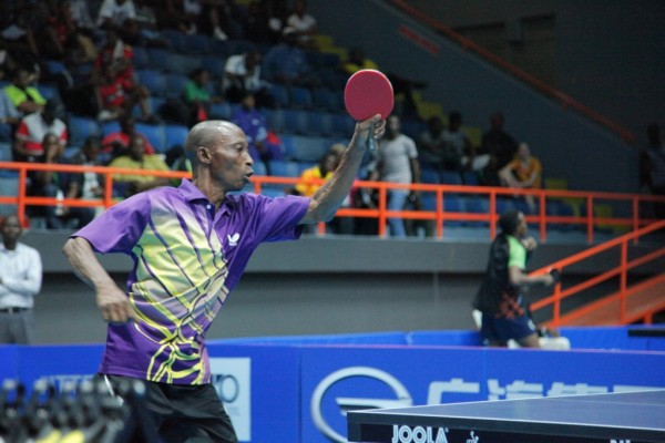 Taofik Maya Eliminated in the Round of 32 of the Mains Draw of the Men's Singles Event of the 2015 Lagos Open. Image: NTTF.