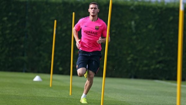 Thomas Vermaelen Has Yet to Make His Barcelona Debut Since Joining from Arsenal Last August. Image: Miguel Ruiz/Barca.