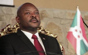 Burundi's President Pierre Nkurunziza attends the opening of a coffee conference in the capital Bujumbura February 13, 2014.