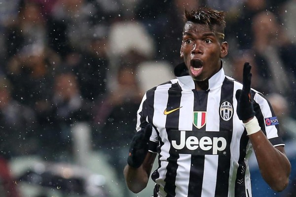 Paul Pogba Celebrates After Scoring on Match Day 4 of the 2014-15 Uefa Champions League. Image: AFP/Getty
