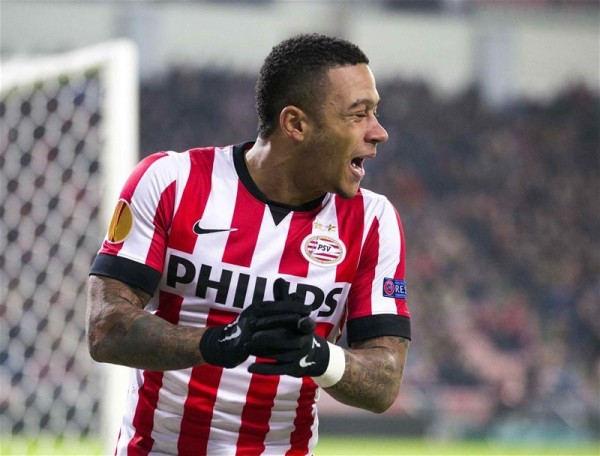 United Reach Agreement With PSV For Memphis Depay.mImage: Getty.