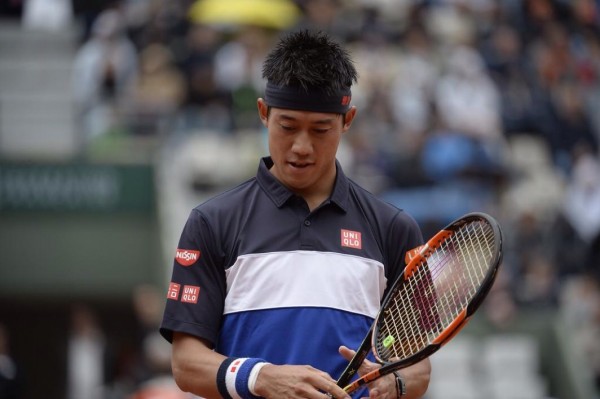 Kei Nishikori Becomes the First Japanese Man Theough to the Last 8 of the French Open in the Past 73 years. Image: Getty.