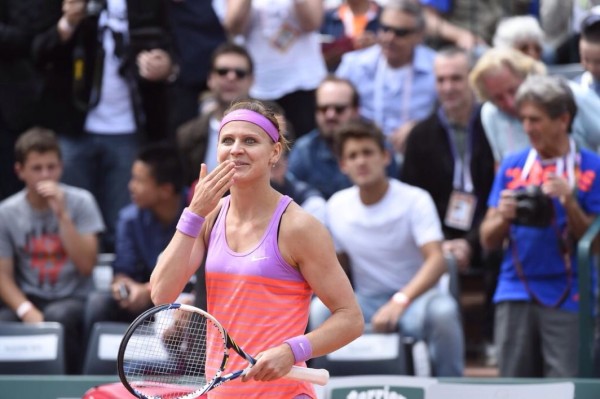 Lucie Safarova Through to Her First French Open Last 8. Image: RG via Getty.