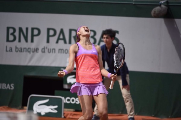Lucie Safarova Through to French Open Final. Image: RG via Getty.
