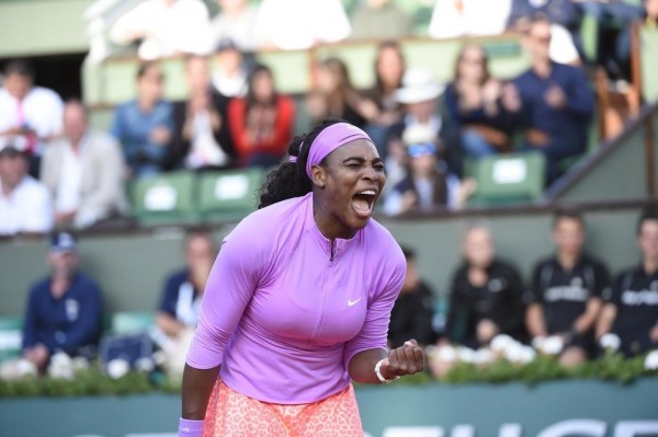 Serena Williams Advances Into French Open Last 8 With Win Over Sloane Stephens. Image: RG via Getty.