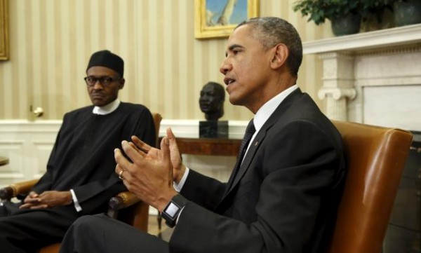 Obama meets Nigerian President Buhari in Washington