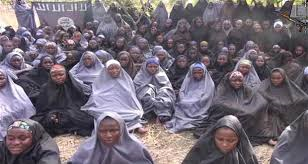 Chibok girls-released-by-Boko-Haram-last-year-in-Hijabs.