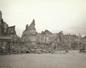 Decimated: General Palmer wrote on the reverse of this photograph, 'Remains of a friendly little town, that was "scorched"
