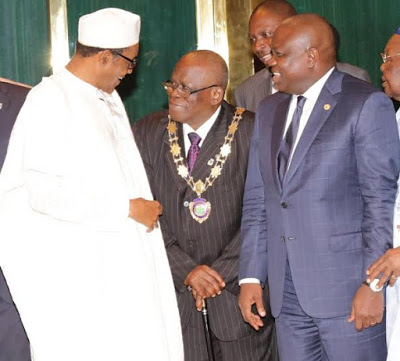 Akinwunmi Ambode-President-Muhammadu Buhari